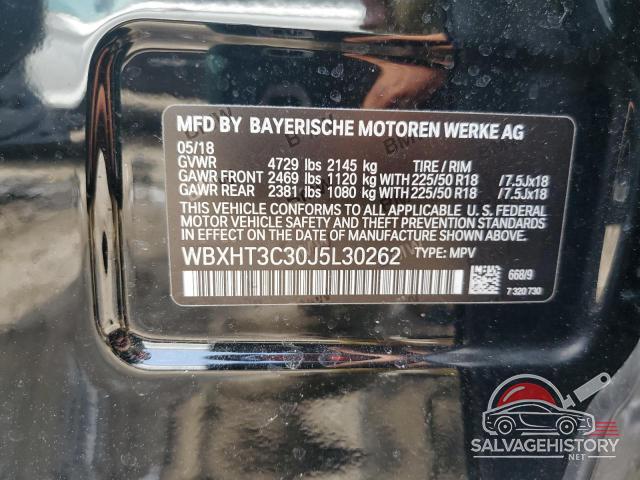 WBXHT3C30J5L30262 2018 BMW X1 photo no. 13