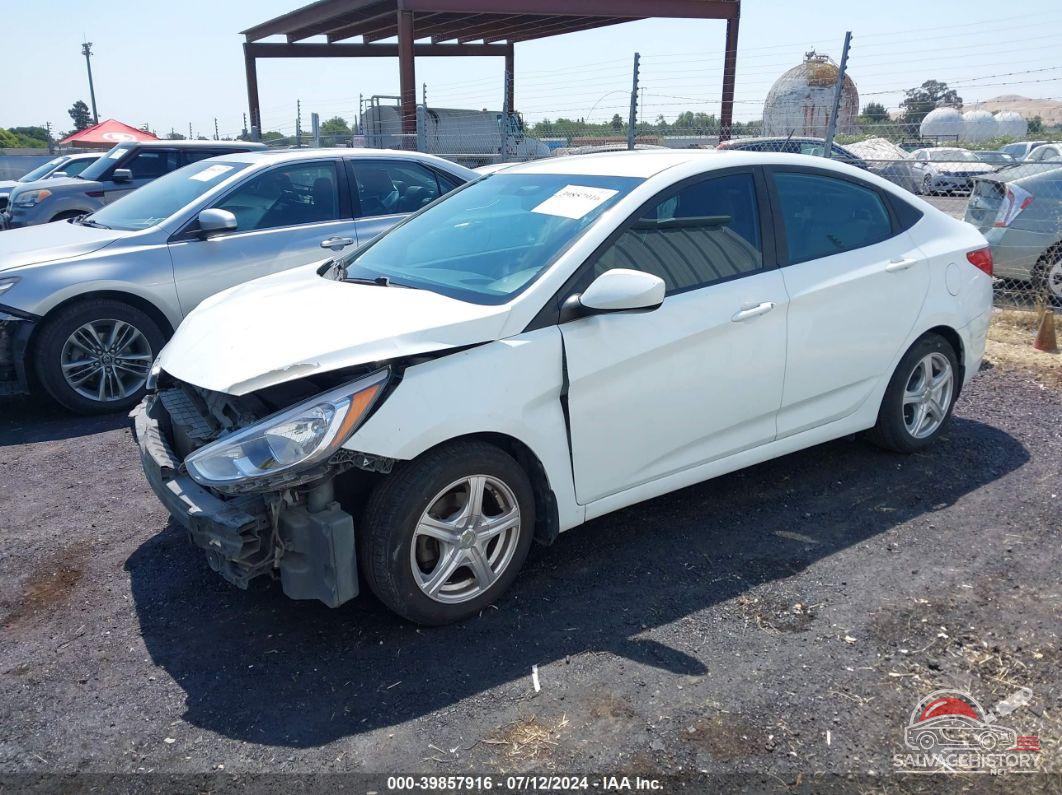 KMHCT4AE7GU084581 2016 HYUNDAI ACCENT photo no. 2