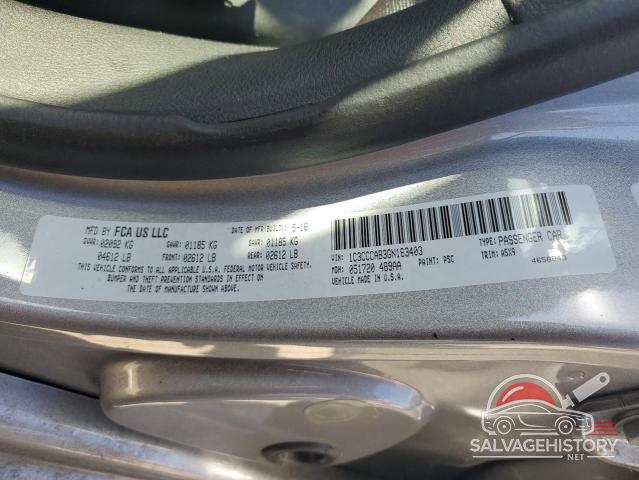 1C3CCCAB3GN183403 2016 CHRYSLER 200 photo no. 12