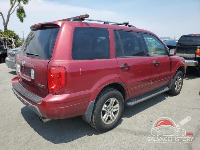 2HKYF18525H546235 2005 HONDA PILOT photo no. 3