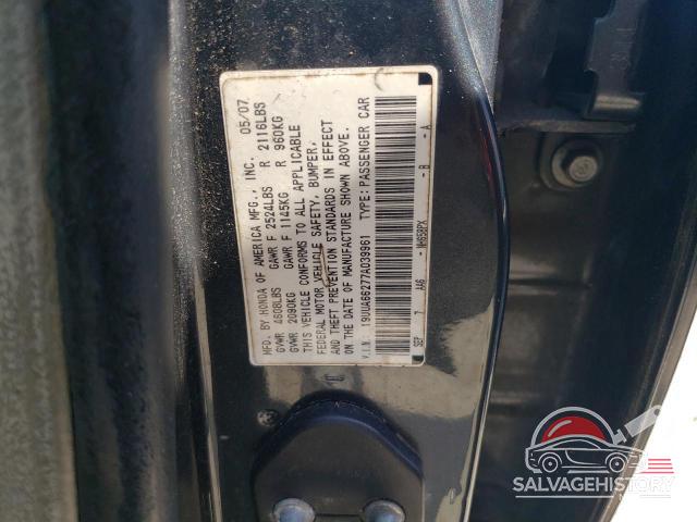 19UUA66277A039961 2007 ACURA TL photo no. 13