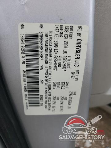 2A8HR54P08R149967 2008 CHRYSLER MINIVAN photo no. 13