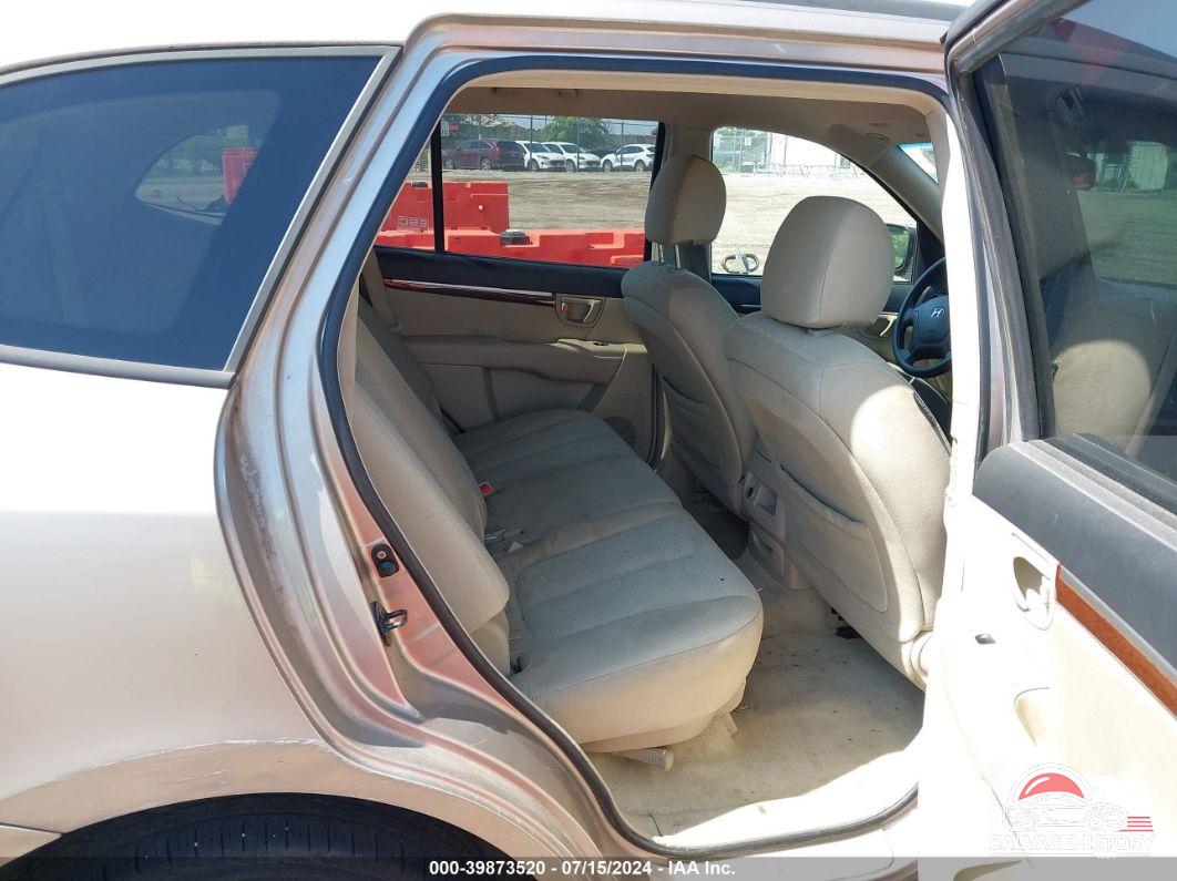 5NMSG13D47H040827 2007 HYUNDAI SANTA FE photo no. 8