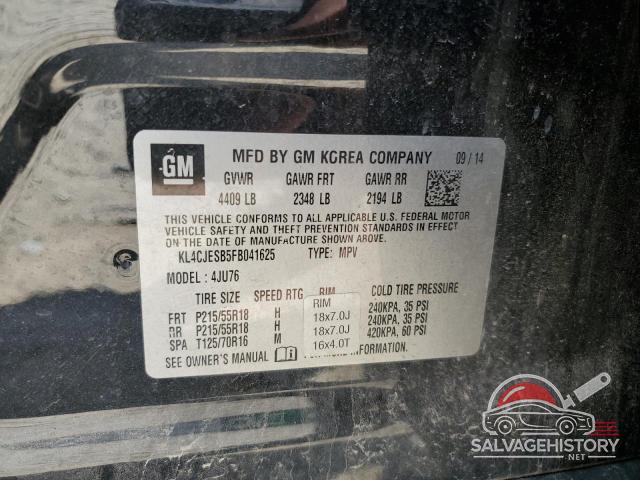KL4CJESB5FB041625 2015 BUICK ENCORE photo no. 12