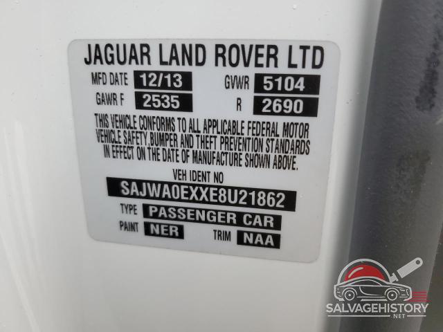 SAJWA0EXXE8U21862 2014 JAGUAR XF photo no. 12