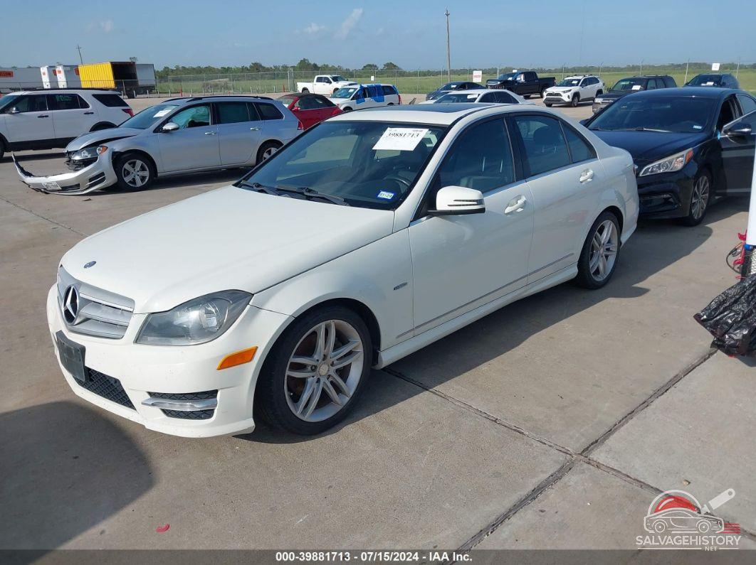 WDDGF4HB0CR195324 2012 MERCEDES-BENZ C 250 photo no. 2