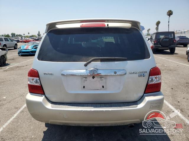 JTEDW21A260015252 2006 TOYOTA HIGHLANDER photo no. 6