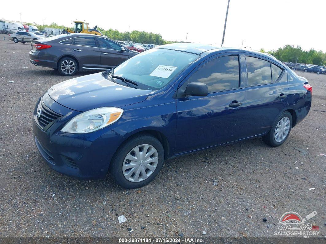 3N1CN7AP8EL861863 2014 NISSAN VERSA photo no. 2
