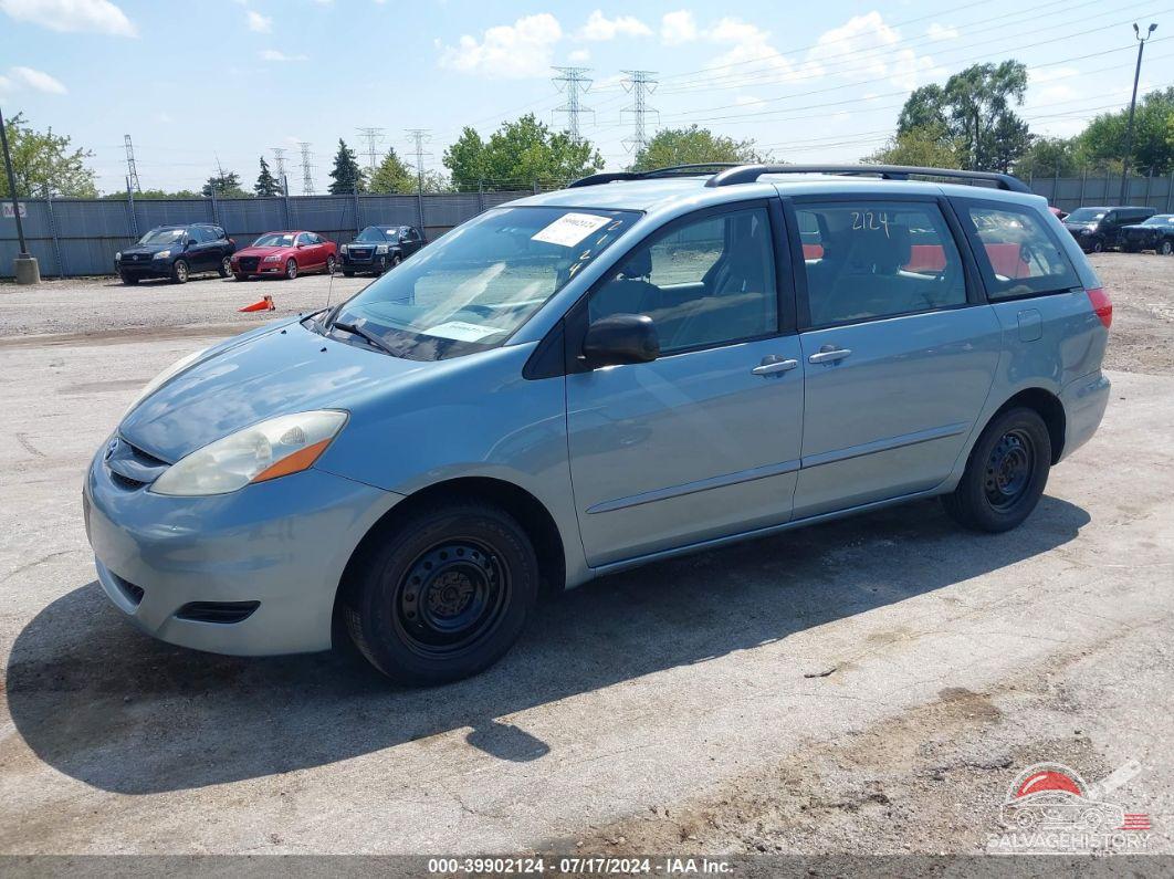 5TDZK23C68S102348 2008 TOYOTA SIENNA photo no. 2