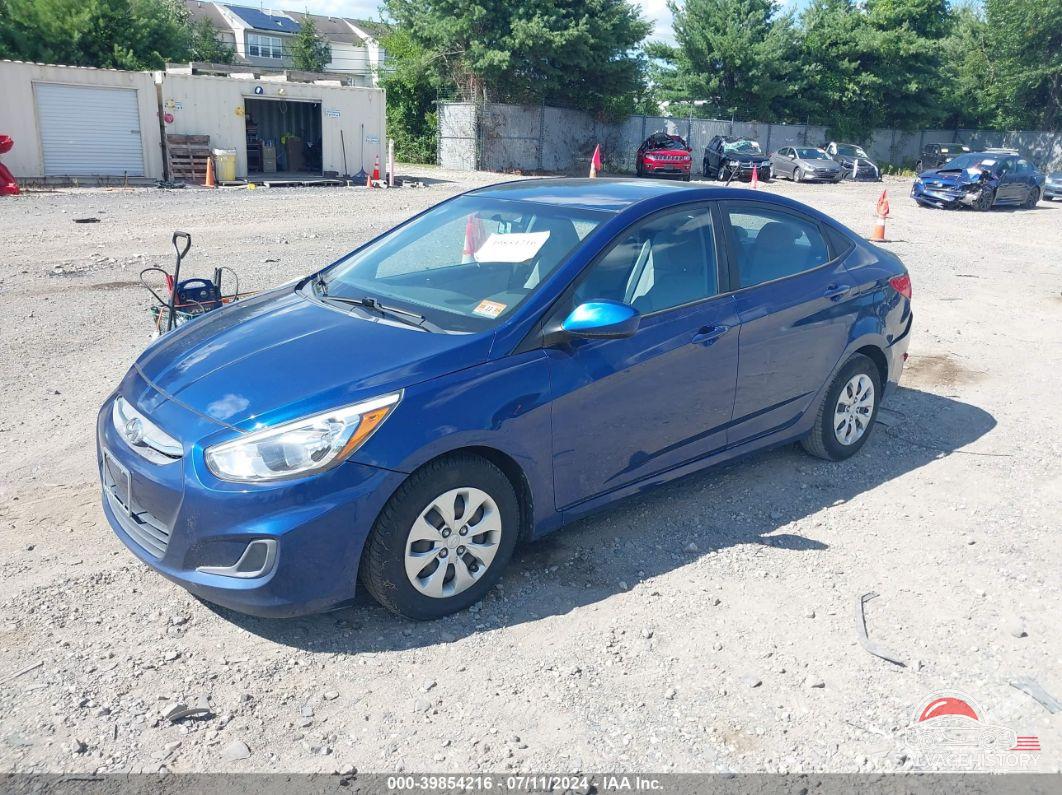 KMHCT4AE5HU170151 2017 HYUNDAI ACCENT photo no. 2