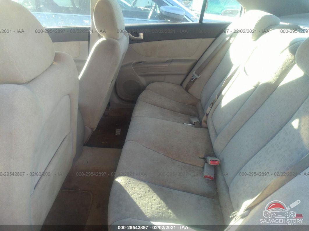 5NPEU46F96H113034 2006 HYUNDAI SONATA photo no. 8