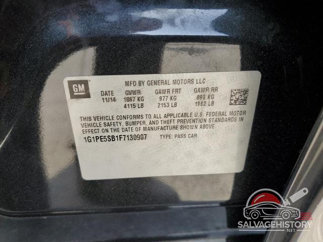 1G1PE5SB1F7130907 2015 CHEVROLET CRUZE photo no. 12