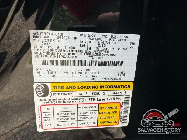 1FMJK1H88PEA56999 2023 FORD EXPEDITION photo no. 10