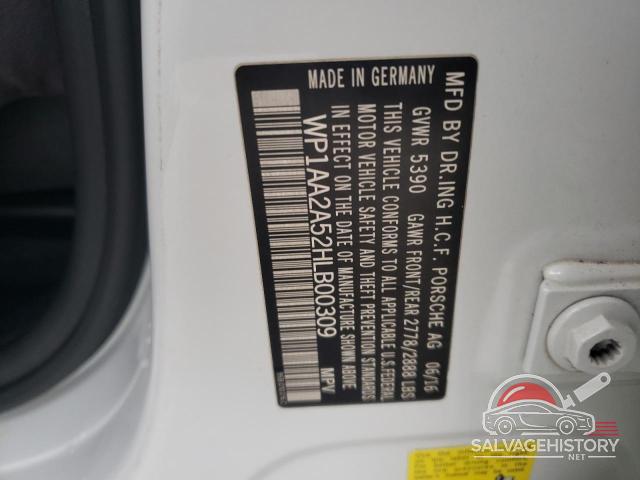 WP1AA2A52HLB00309 2017 PORSCHE MACAN photo no. 12