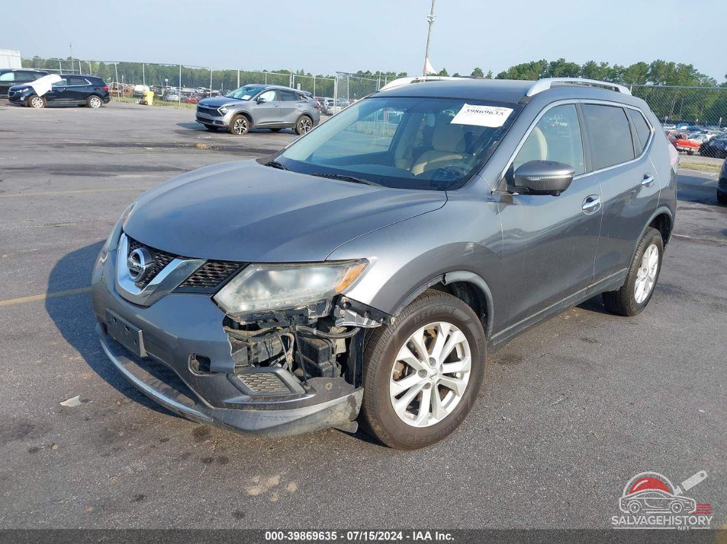 KNMAT2MV4FP510218 2015 NISSAN ROGUE photo no. 2
