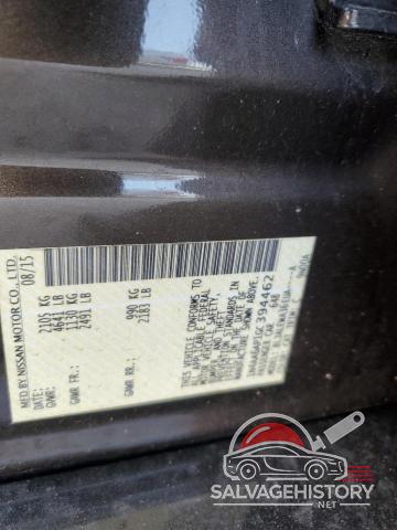 1N4AA6AP1GC394462 2016 NISSAN MAXIMA photo no. 13
