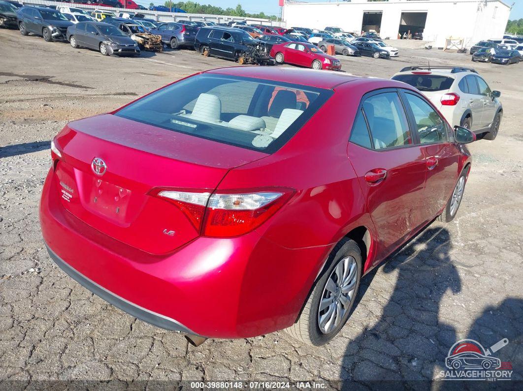 2T1BURHE5EC035504 2014 TOYOTA COROLLA photo no. 4