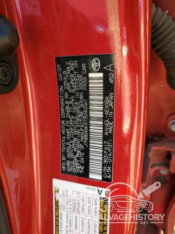 JTNBB46KX73040061 2007 TOYOTA CAMRY photo no. 12