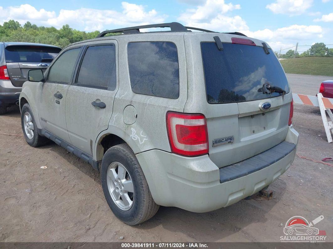 1FMCU03Z88KC60296 2008 FORD ESCAPE photo no. 3
