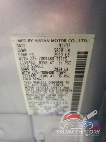 5N1BV28U87N133515 2007 NISSAN QUEST photo no. 13