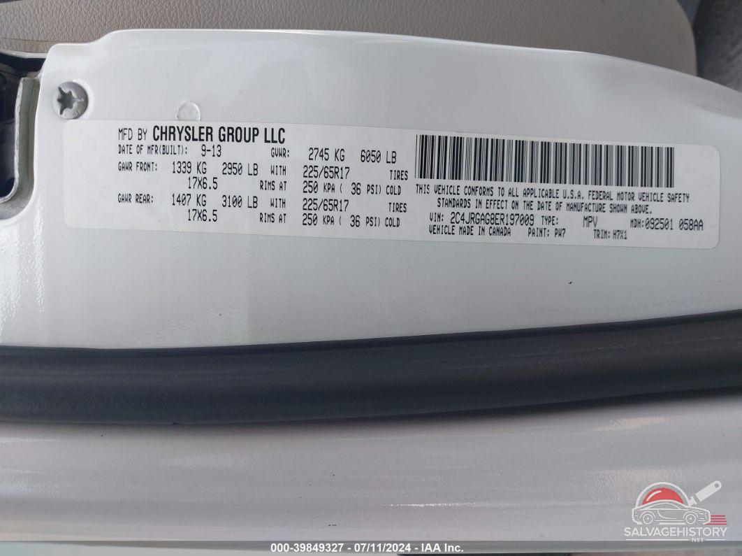 2C4JRGAG8ER197009 2014 RAM CARGO photo no. 9