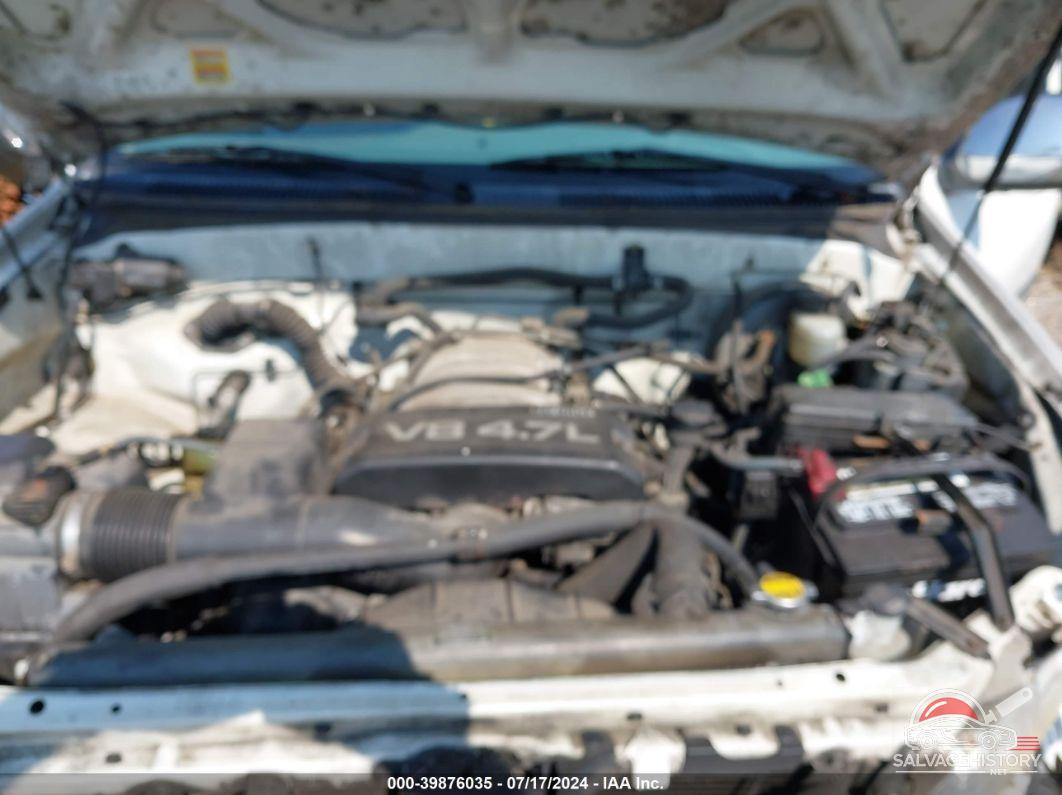 5TBBT44171S145540 2001 TOYOTA TUNDRA photo no. 10