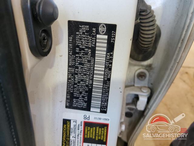 4T1BF1FK3CU629007 2012 TOYOTA CAMRY photo no. 12