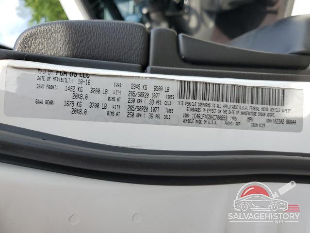 1C4RJFAG9HC700659 2017 JEEP GRAND CHER photo no. 13