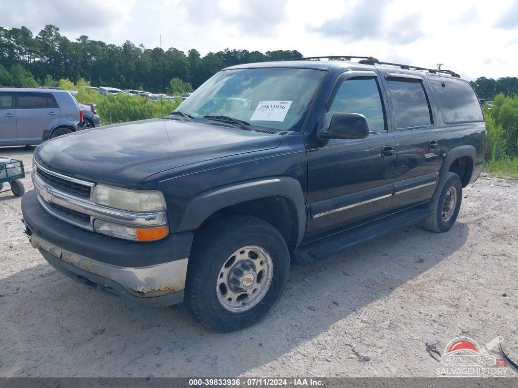 3GNGK26U91G169260 2001 CHEVROLET SUBURBAN photo no. 2