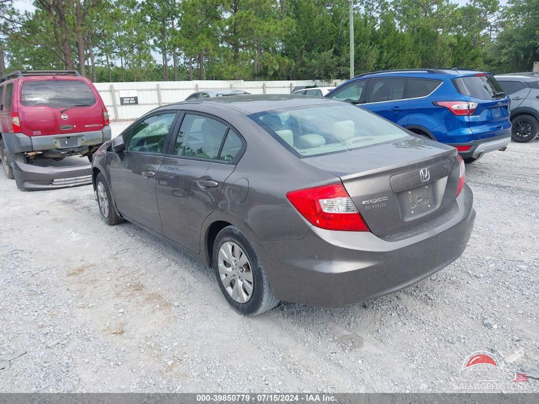 19XFB2F58CE392076 2012 HONDA CIVIC photo no. 3