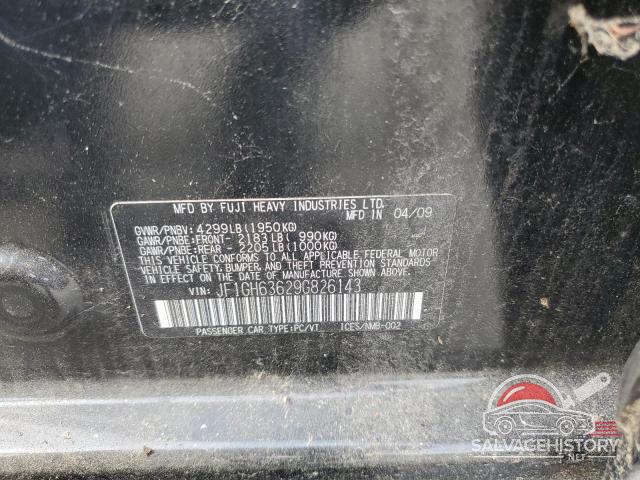 JF1GH63629G826143 2009 SUBARU IMPREZA photo no. 12