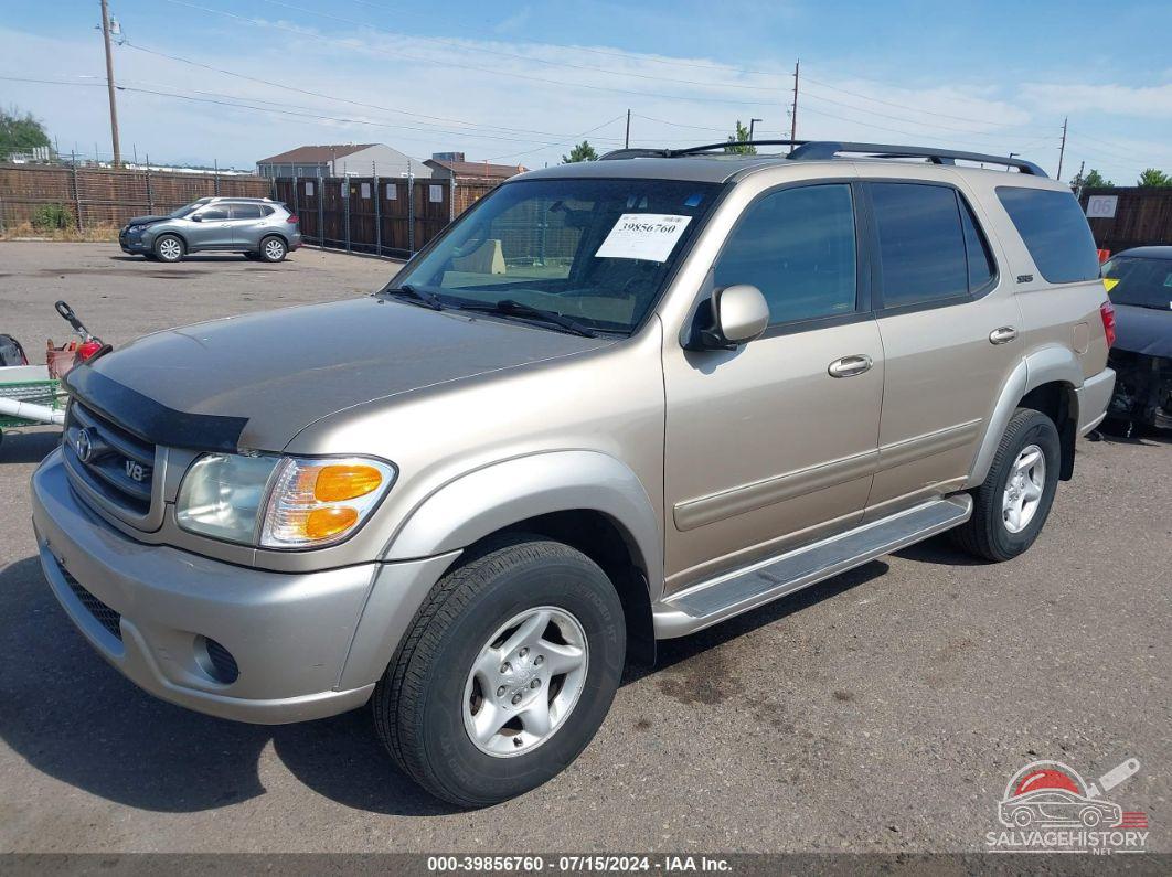 5TDBT44A61S054461 2001 TOYOTA SEQUOIA photo no. 2
