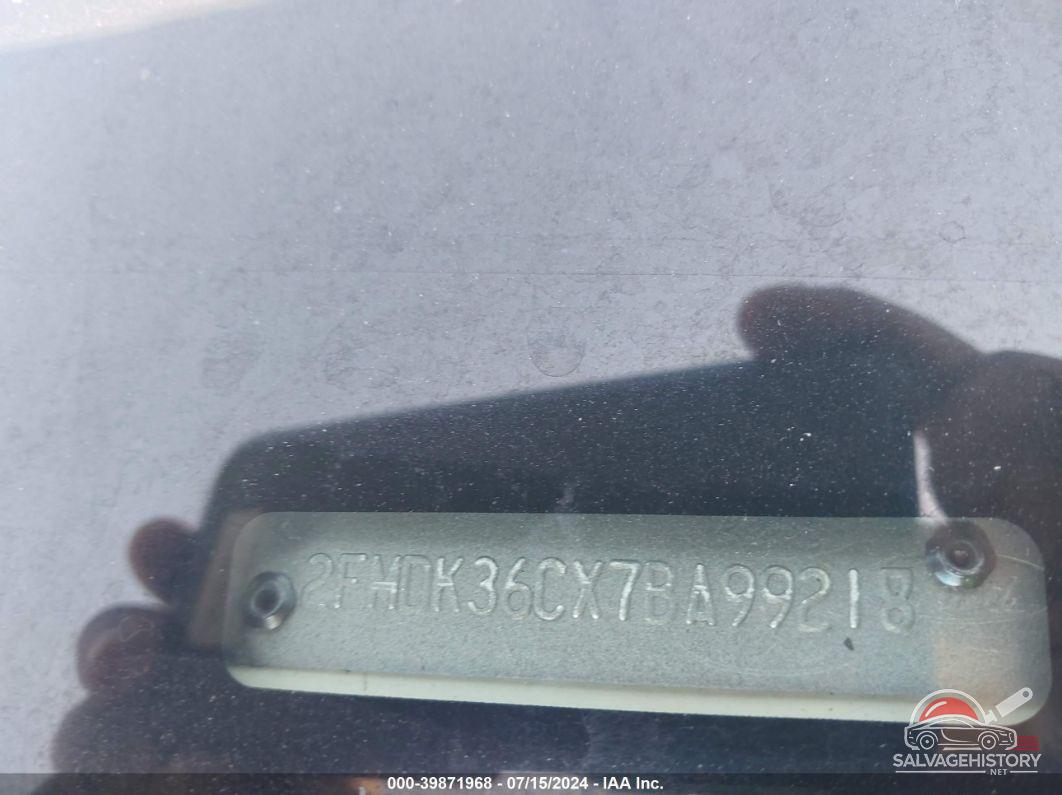 2FMDK36CX7BA99218 2007 FORD EDGE photo no. 9