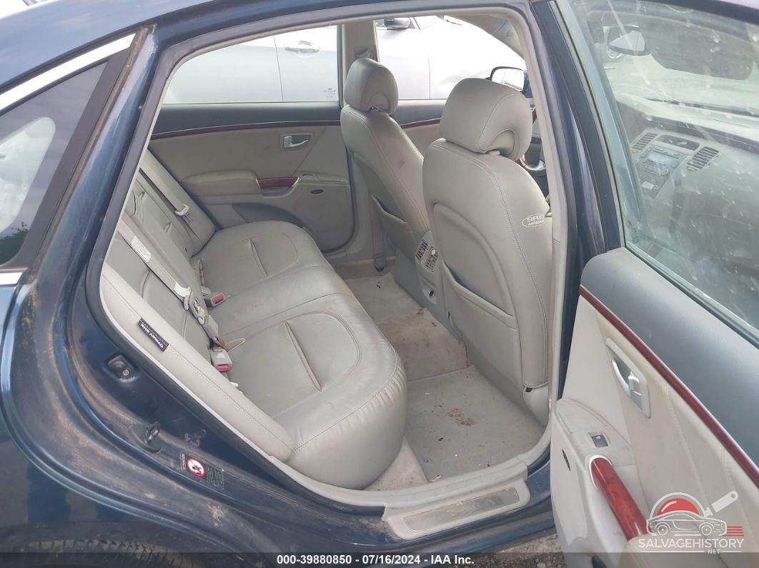 KMHFC46F16A060081 2006 HYUNDAI AZERA photo no. 8