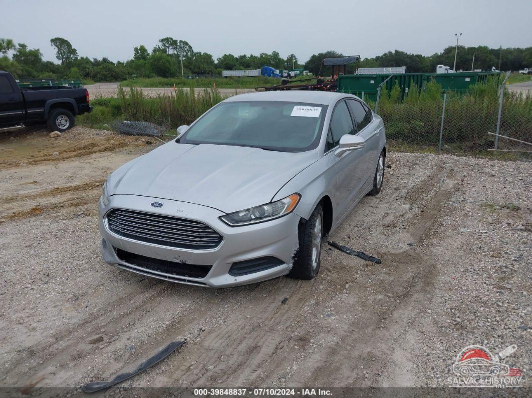 1FA6P0H75E5378144 2014 FORD FUSION photo no. 2