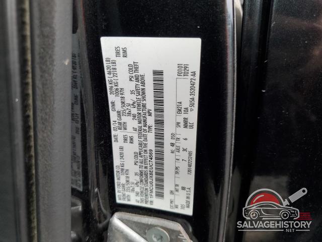 1FMCU0JX8EUC74569 2014 FORD ESCAPE photo no. 13