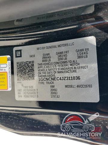 1GCNCNEC4JZ311036 2018 CHEVROLET All Models photo no. 12
