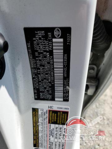 4T1BB46K27U019974 2007 TOYOTA CAMRY photo no. 12