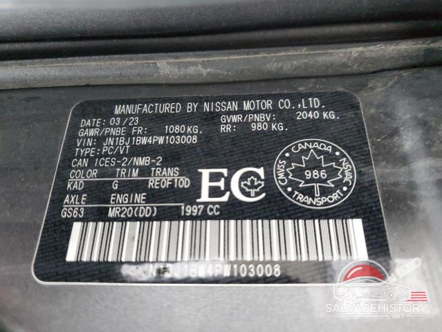 JN1BJ1BW4PW103008 2023 NISSAN QASHQAI SV photo no. 12