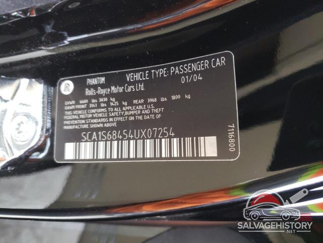 SCA1S68454UX07254 2004 ROLLS-ROYCE ALL MODELS photo no. 12