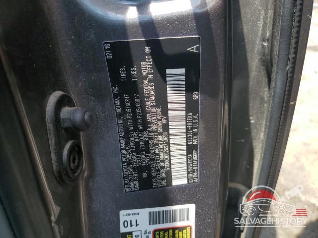 5TDKK3DC2GS713658 2016 TOYOTA All Models photo no. 13