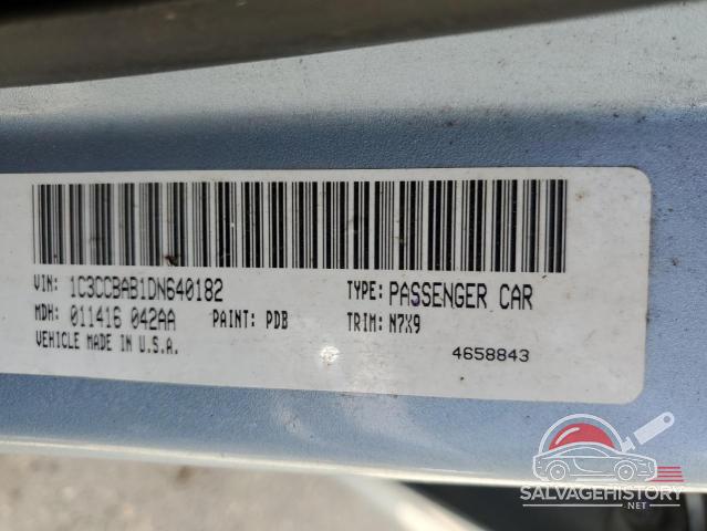 1C3CCBAB1DN640182 2013 CHRYSLER 200 photo no. 12