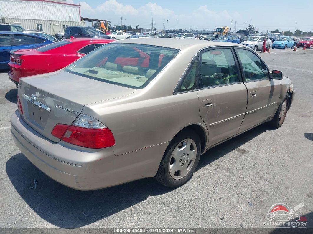 4T1BF28BX3U313977 2003 TOYOTA AVALON photo no. 4