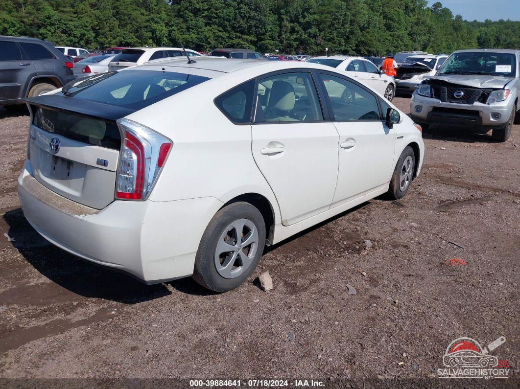 JTDKN3DU9E1774516 2014 TOYOTA PRIUS photo no. 4