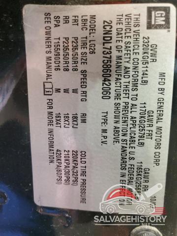 2CNDL737586042060 2008 CHEVROLET EQUINOX photo no. 13