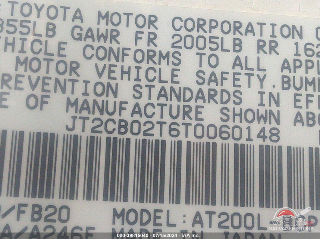 JT2CB02T6T0060148 1996 TOYOTA CELICA photo no. 9