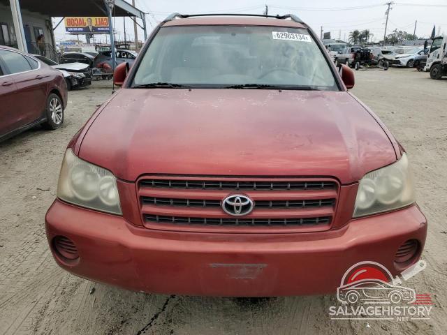 JTEGF21A620031171 2002 TOYOTA HIGHLANDER photo no. 5