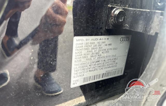 WA1LAAF71HD022303 2017 AUDI Q7 photo no. 10