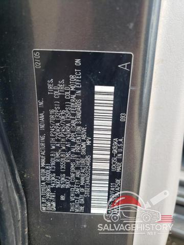 5TDZT34A05S254685 2005 TOYOTA SEQUOIA photo no. 13