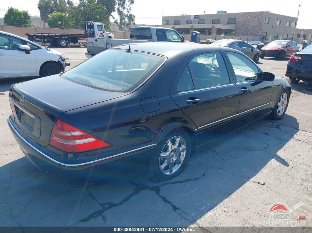 WDBNG75JXYA049917 2000 MERCEDES-BENZ S photo no. 4